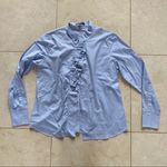 Hugo Boss  Like New Pinstripe Ruffle Button-down Photo 0