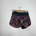 Lululemon Vivid Floral Tone Multi / Graphite Grey Speed Up Mid-Rise Lined Short Photo 1