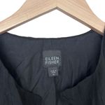 Eileen Fisher Black 100% Silk Open Front Cardigan Sz XL Photo 1