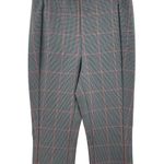 Rag and Bone  Simone‎ Check Pant Grey Multi Red Plaid Check Size 00 Photo 4