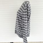 Aeropostale  Gray & White Stripe Long Sleeve V-Neck Knit Sweater size L Photo 1