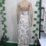 Floral Print Spaghetti Strap Dress New Pink Photo 14