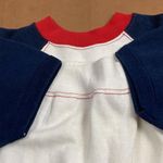 Vintage 70s Short Sleeve Crewneck Sweatshirt Two Tone Ringer Size M Photo 3