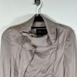 BCBGMAXAZRIA BCBGMAZARIA ASYMMETRICAL SOFT JACKET PURPLE MEDIUM ZIPPER WIDE LAPEL WOMENS Photo 1