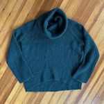 J. Crew Point Sur Mohair Blend Cowl Neck Sweater in Dark Green Size M Size M Photo 0