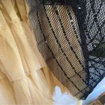 RED Valentino Sequin Mesh Tulle Mini Dress Black Nude IT 44 US 8 Party Glam Photo 5