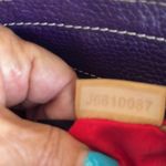 Dooney & Bourke  Purple Lexington Leather Tote Bag EUC Photo 2