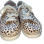 Dolce Vita Morris Leopard Espadrille Lace Up Sneakers Size 9M Photo 4