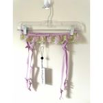 For Love & Lemons  Floral Lace Garter Belt Purple Lilac Size Small NEW Photo 3