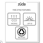 NEW Zuda Black Traveler Slim Leg Pants Photo 4