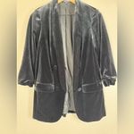 EXPRESS Black Shawl Collar Velvet Boyfriend Blazer Jacket size Small $108 Photo 7