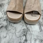 Vince  SARRIA TAN SUEDE WEDGE PLATFORM SLIDES Sandals SIZE 10 Photo 2