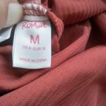 Romwe Burnt Orange Corduroy Mini Skirt M Photo 3