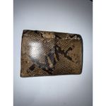 Coach  SoHo Exotic Black Embossed Python Print Soft Leather Trifold Wallet Y2K Y Photo 2