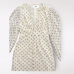 Urban Outfitters  Willow Plunging Polka Dot mini Short Dress Size‎ Small Photo 7