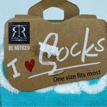 Robin Ruth Colorado Aqua / Turquoise Crew Socks OS Blue Photo 2