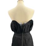 Kate Sylvester Cocktail Dress Black Bubble Bodice Textured Silk Fabric Medium Photo 5