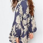 Free People New!  Women's 70's Style Floral Double-hem Mini Shirt Dress Size XS Photo 2