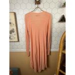 Free People  Beach Peach Bonita Ribbed Cardigan Dress Cover-up - Size - Medium Photo 1