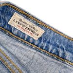 Levi's  Ribcage Straight Button Fly Denim Cutoff Shorts Big E size 28 Photo 4