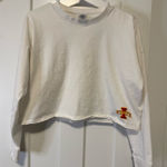 Rivalry Threads Iowa State White Long Sleeved Crop Tee Size Small Photo 0