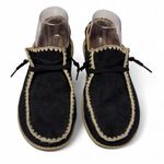 Hey Dude Wendy Crochet Black Slip-On Shoes Women's Size 9 Photo 0