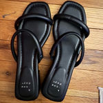 A New Day New Day Black Strap Sandals Photo 0