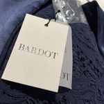 Bardot NWT Riviera Crossover Halter Neck Cutout Corset Dress In Navy Photo 7