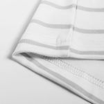 WHITE FLORAL STRIPED PRINT LONG SLEEVE TOP Size undefined Photo 3