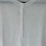 Boden Off White 100% Linen Bubble Sleeve Sweater Size 6‎ Lightweight Preppy Photo 5