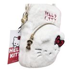 Hello Kitty  Plush White Phone Holder Crossbody Bag Purse NWT Photo 2