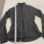 Lululemon  Gait Keeper Jacket Full‎ Up Zip in Heathered Black Size 8 Photo 8