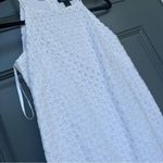 White House | Black Market  white lace dress / eyelet white dress Photo 7