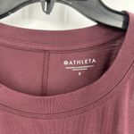 Athleta Essence Relaxed High Low Hem Tank Top Burgundy Racerback Size S Photo 8