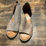 Free People  Mont Blanc Grey Sandals 7.5 or 38 Photo 4