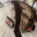 Coach Authentic Y2K Heritage Signature Leather Messenger Bag & Card Holder Photo 8