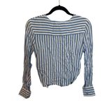 & Other Stories & Other Stories Blue Striped Twist Waist Blouse Photo 1