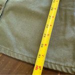 Urban Outfitters  Green Denim Dress Mini Fall Army Olive Button Front 4 Photo 4