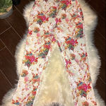Soft Surroundings  floral cropped ankle pants sz large Photo 0