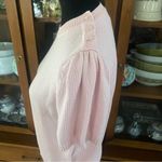 Vintage Lord & Taylor Button Neck Pastel Pink Sweater Shirt Size M Photo 1