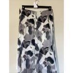 Helmut Lang  Crypsis Watercolor Strapless Silk Midi‎ Cocktail Dress Womens 6 Photo 7