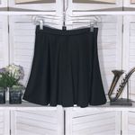 Vintage Y2K Black Stretchy Skater Mini Skirt Size Medium Photo 2