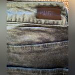 Paige Hoxton Ankle Peg Velvet Jeans Sea Blue High Rise Button Fly NWT Size 30 Photo 7