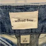 Wilfred Aritzia High Rise Wide Leg Jean in Ocean Medium Blue Size 0 XS Photo 3
