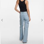 AGOLDE Minka Cargo Wide Leg Retro Jeans Realm Light Wash 25 Photo 4