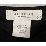 Kirious  Black Lace Crop Top Juniors Size XL  Long Sleeve Pullover Scoop Neck NWT Photo 1