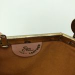 Vintage Etra 1960's Light Pink Lizard Print Envelope Clutch Photo 7