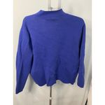 Poetry Women's Button Front Cardigan Size US 16 UK 20 Blue Organic Cotton Photo 3