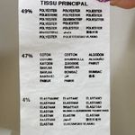 Women's white ankle pants by Promod, tonal racing stripe tapered leg, EU 34/US 2 Size undefined Photo 5