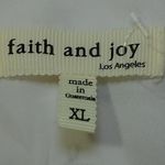 Faith and joy Pink Blouse Semi Sheer Sleeveless Size XL Photo 5